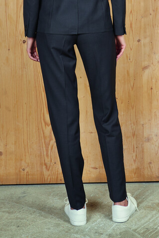 GABIN WOMEN SUIT TROUSERS - Anthracite Melanged bedrucken, Art.-Nr. N03163-AM-XXL