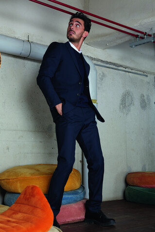MARIUS MEN SUIT JACKET - Night bedrucken, Art.-Nr. N03164-NH-XS