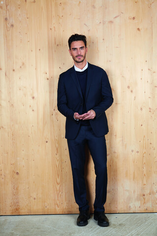 MARIUS MEN SUIT JACKET - Night bedrucken, Art.-Nr. N03164-NH-XS