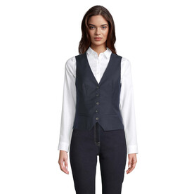 MAX WOMEN WAISTCOAT - Night bedrucken, Art.-Nr. N03167-NH-5XL