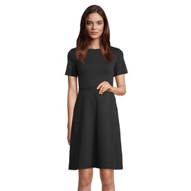 CAMILLE DRESS - Deep Black bedrucken, Art.-Nr. N03171-DB-XL
