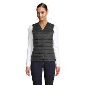 ARTHUR WOMEN BODYWARMER - Deep Black bedrucken, Art.-Nr. N03173-DB-S