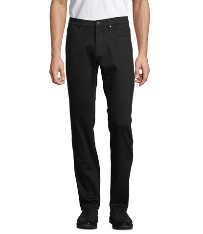 GASPARD MEN LEG JEANS - Deep Black bedrucken, Art.-Nr. N03180-DB-L GASPARD MEN LEG JEANS - Deep Black bedrucken, Art.-Nr. N03180-DB-L