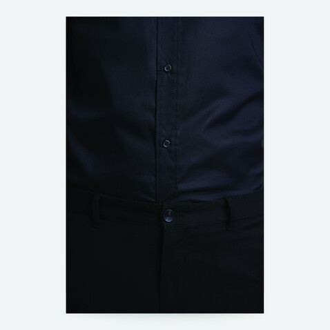 BLAISE MEN SHIRT - Deep Black bedrucken, Art.-Nr. N03182-DB-3XL