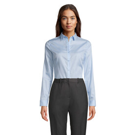 BLAISE WOMEN SHIRT - Soft Blue bedrucken, Art.-Nr. N03183-EU-3XL