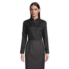 BLAISE WOMEN SHIRT - Deep Black bedrucken, Art.-Nr. N03183-DB-3XL