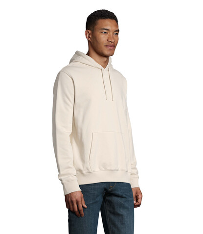 NICHOLAS MEN HOODED SWEAT - Dusty Beige bedrucken, Art.-Nr. N03196-FJ-S