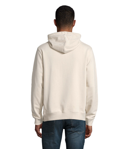 NICHOLAS MEN HOODED SWEAT - Dusty Beige bedrucken, Art.-Nr. N03196-FJ-S