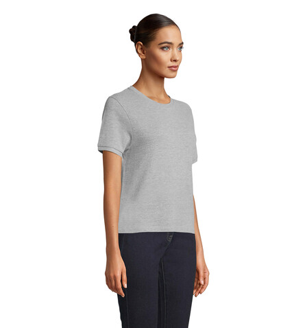 LORIS UNISEX T-SHIRT 180 - Gray Melanged bedrucken, Art.-Nr. N03775-MM-XL LORIS UNISEX T-SHIRT 180 - Gray Melanged bedrucken, Art.-Nr. N03775-MM-XL