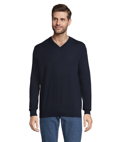 SULLIVAN MEN V-NECK SWEATER - Night bedrucken, Art.-Nr. N03987-NH-XL SULLIVAN MEN V-NECK SWEATER - Night bedrucken, Art.-Nr. N03987-NH-XL