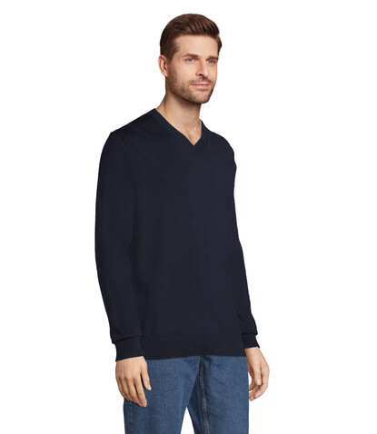 SULLIVAN MEN V-NECK SWEATER - Night bedrucken, Art.-Nr. N03987-NH-XL SULLIVAN MEN V-NECK SWEATER - Night bedrucken, Art.-Nr. N03987-NH-XL