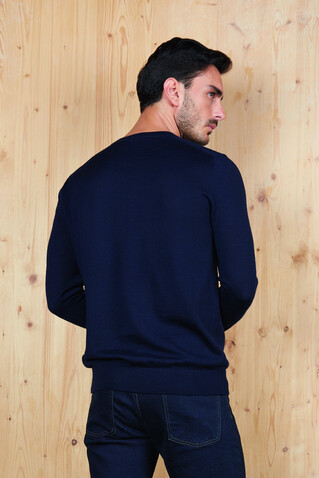SULLIVAN MEN V-NECK SWEATER - Night bedrucken, Art.-Nr. N03987-NH-XL SULLIVAN MEN V-NECK SWEATER - Night bedrucken, Art.-Nr. N03987-NH-XL
