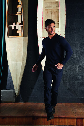 SULLIVAN MEN V-NECK SWEATER - Night bedrucken, Art.-Nr. N03987-NH-XL SULLIVAN MEN V-NECK SWEATER - Night bedrucken, Art.-Nr. N03987-NH-XL