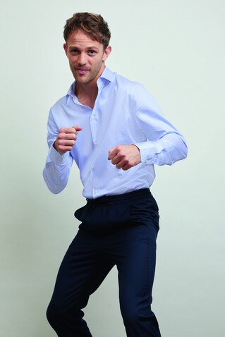BAPTISTE MEN - Blau Gestreift bedrucken, Art.-Nr. N04338-BS-4XL BAPTISTE MEN - Blau Gestreift bedrucken, Art.-Nr. N04338-BS-4XL