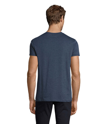 REGENT FIT HERREN 150g - Heather Denim bedrucken, Art.-Nr. S00553-HD-XXL REGENT FIT HERREN 150g - Heather Denim bedrucken, Art.-Nr. S00553-HD-XXL