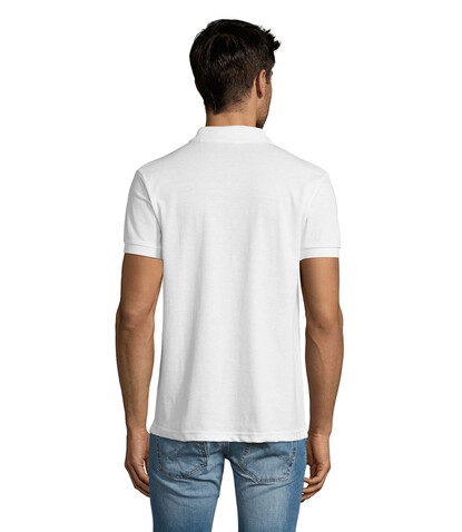 PRIME HERREN POLO 200g - White bedrucken, Art.-Nr. S00571-WH-5XL PRIME HERREN POLO 200g - White bedrucken, Art.-Nr. S00571-WH-5XL