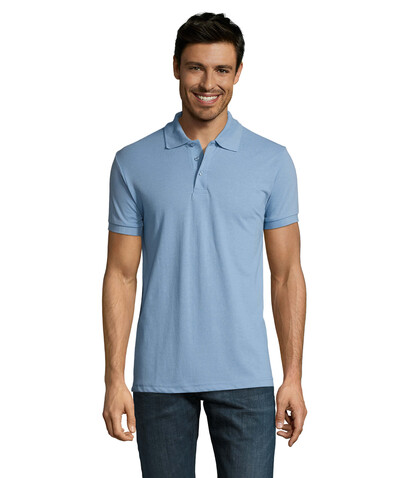 PRIME HERREN POLO 200g - Sky Blue Pique bedrucken, Art.-Nr. S00571-SP-XL PRIME HERREN POLO 200g - Sky Blue Pique bedrucken, Art.-Nr. S00571-SP-XL