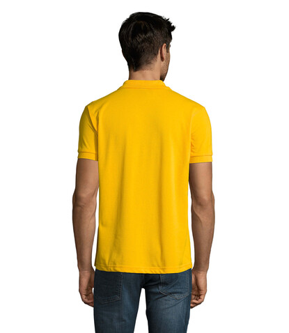 PRIME HERREN POLO 200g - Gold bedrucken, Art.-Nr. S00571-GO-XXL