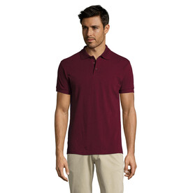 PRIME HERREN POLO 200g - Burgundy bedrucken, Art.-Nr. S00571-BG-XXL