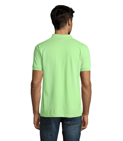 PRIME HERREN POLO 200g - Apple Green bedrucken, Art.-Nr. S00571-AG-M
