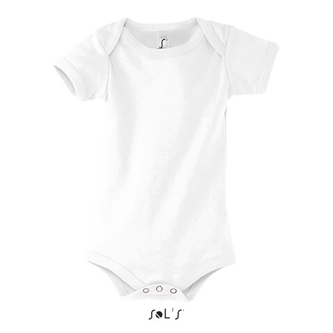 BAMBINO BABY BODY 180g - White bedrucken, Art.-Nr. S00583-WH-M