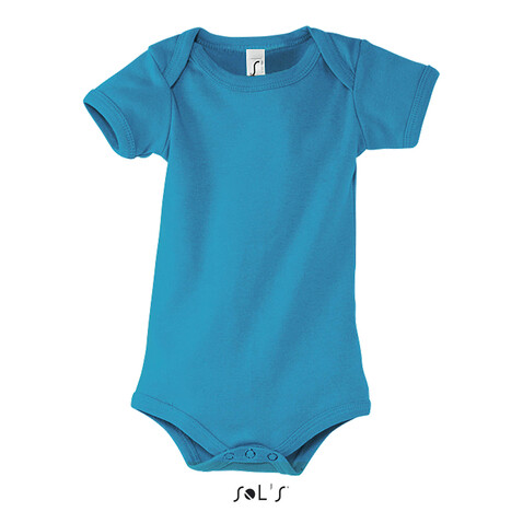 BAMBINO BABY BODY 180g - Aqua bedrucken, Art.-Nr. S00583-AQ-XXS BAMBINO BABY BODY 180g - Aqua bedrucken, Art.-Nr. S00583-AQ-XXS