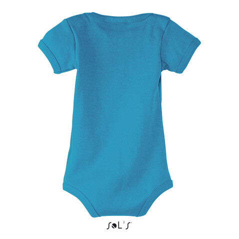 BAMBINO BABY BODY 180g - Aqua bedrucken, Art.-Nr. S00583-AQ-XXS BAMBINO BABY BODY 180g - Aqua bedrucken, Art.-Nr. S00583-AQ-XXS