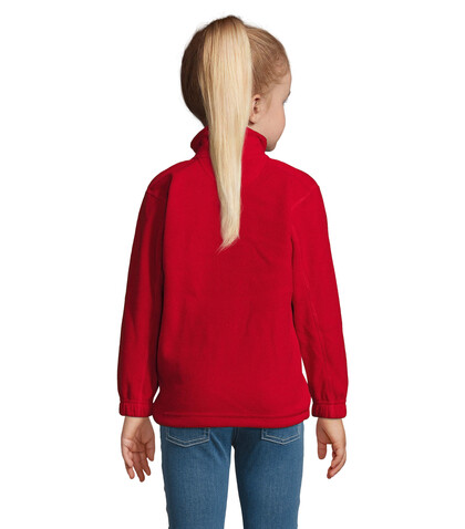 NORTH KINDER FL JACKE  300g - Red bedrucken, Art.-Nr. S00589-RD-3XL
