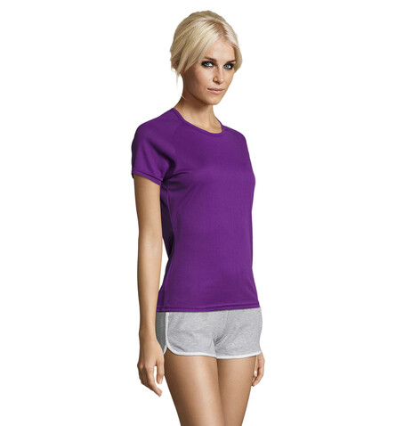 SPORTY DAMENT-SHIRT 140g - Dark Purple bedrucken, Art.-Nr. S01159-DA-XL SPORTY DAMENT-SHIRT 140g - Dark Purple bedrucken, Art.-Nr. S01159-DA-XL