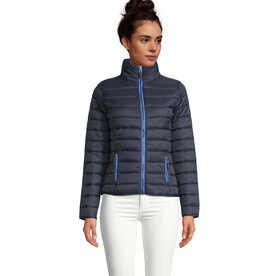 RIDE DAMEN JACKE 180g - Navy bedrucken, Art.-Nr. S01170-NY-S