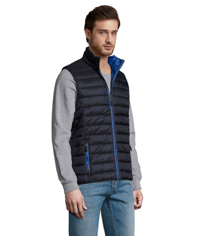 WAVE MEN Bodywarmer - Navy bedrucken, Art.-Nr. S01436-NY-3XL