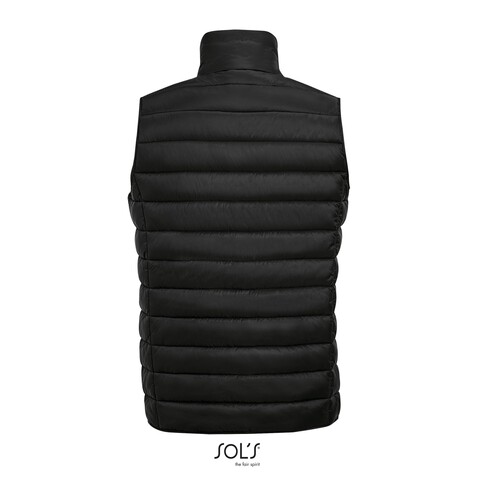 WAVE MEN Bodywarmer - Schwarz bedrucken, Art.-Nr. S01436-BK-3XL