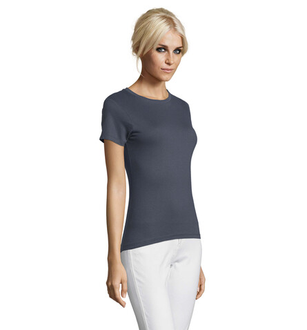 REGENT DAMENT-SHIRT 150g - Mausgrau bedrucken, Art.-Nr. S01825-MU-L REGENT DAMENT-SHIRT 150g - Mausgrau bedrucken, Art.-Nr. S01825-MU-L