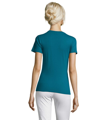 REGENT DAMENT-SHIRT 150g - Entenblau bedrucken, Art.-Nr. S01825-DU-XXL REGENT DAMENT-SHIRT 150g - Entenblau bedrucken, Art.-Nr. S01825-DU-XXL