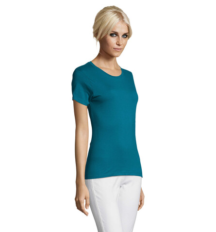 REGENT DAMENT-SHIRT 150g - Entenblau bedrucken, Art.-Nr. S01825-DU-XXL REGENT DAMENT-SHIRT 150g - Entenblau bedrucken, Art.-Nr. S01825-DU-XXL