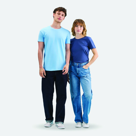 REGENT DAMENT-SHIRT 150g - Denim bedrucken, Art.-Nr. S01825-DM-M REGENT DAMENT-SHIRT 150g - Denim bedrucken, Art.-Nr. S01825-DM-M