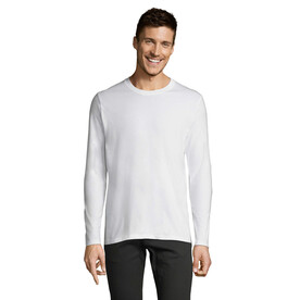 IMPERIAL LSL MEN T-Shirt190 - White bedrucken, Art.-Nr. S02074-WH-XL