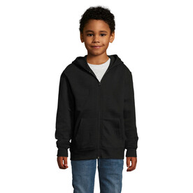 STONE KINDER HOODIE  260g - Schwarz bedrucken, Art.-Nr. S02092-BK-XXL