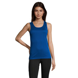 SPORTY TT WOMEN TANK TOP - Royal Blue bedrucken, Art.-Nr. S02117-RB-XXL