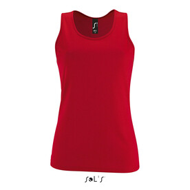 SPORTY TT WOMEN TANK TOP - Red bedrucken, Art.-Nr. S02117-RD-XXL