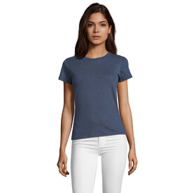 REGENT FIT WOMEN 150g - Heather Denim bedrucken, Art.-Nr. S02758-HD-XXL