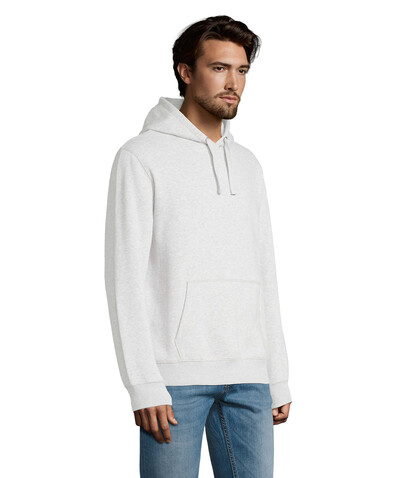 SPENCER Herren Sweater 280 - Ash bedrucken, Art.-Nr. S02991-AS-XL