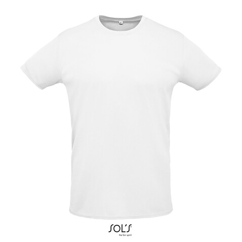 SPRINT UNIT-SHIRT 130g - White bedrucken, Art.-Nr. S02995-WH-M
