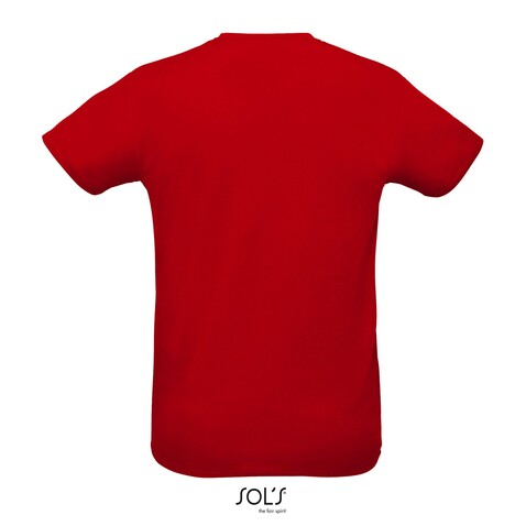 SPRINT UNIT-SHIRT 130g - Red bedrucken, Art.-Nr. S02995-RD-S