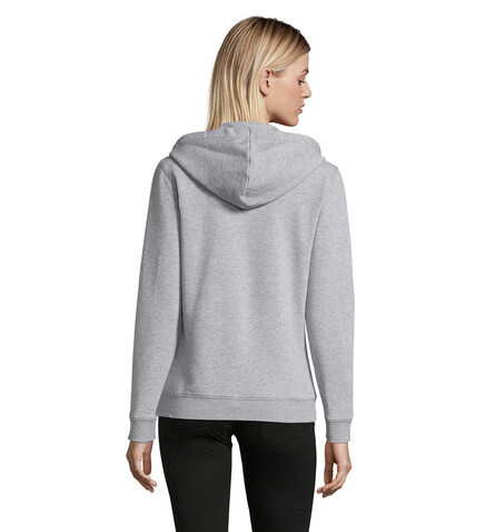 SPIKE HOOD DAMEN 280gr - Grau-Melange 2 bedrucken, Art.-Nr. S03106-GY-M SPIKE HOOD DAMEN 280gr - Grau-Melange 2 bedrucken, Art.-Nr. S03106-GY-M