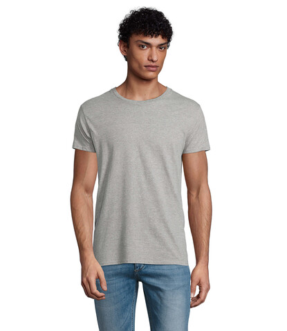 PIONEER MEN T-Shirt 175g - Graue Melange bedrucken, Art.-Nr. S03565-GM-XS
