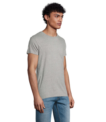 PIONEER MEN T-Shirt 175g - Graue Melange bedrucken, Art.-Nr. S03565-GM-XS