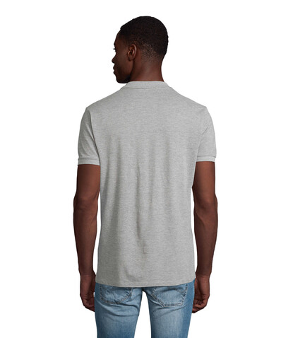 PLANET MEN Polo 170g - Grau-Melange 2 bedrucken, Art.-Nr. S03566-GY-3XL PLANET MEN Polo 170g - Grau-Melange 2 bedrucken, Art.-Nr. S03566-GY-3XL