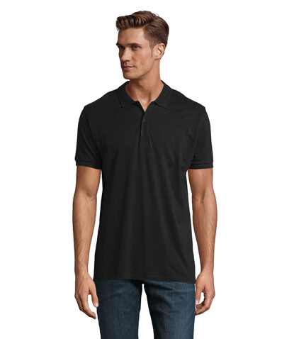 PLANET MEN Polo 170g - Schwarz bedrucken, Art.-Nr. S03566-BK-M PLANET MEN Polo 170g - Schwarz bedrucken, Art.-Nr. S03566-BK-M