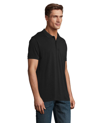 PLANET MEN Polo 170g - Schwarz bedrucken, Art.-Nr. S03566-BK-M PLANET MEN Polo 170g - Schwarz bedrucken, Art.-Nr. S03566-BK-M